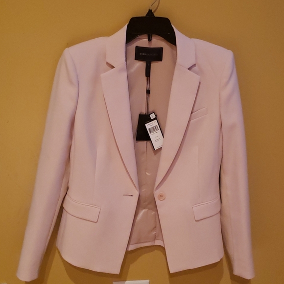 bcbg pink blazer